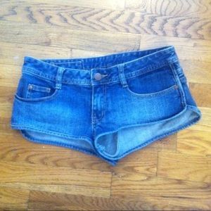 Daisy duke style denim shorts. New. Never worn.